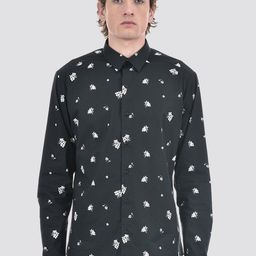 Numero Uno Slim Fit Conversational Opaque Printed Cotton Casual Shirt-picture-6