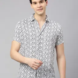 ZEDD Relaxed Fit Geometric Printed Casual Shirt-picture-18