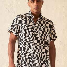 DENNISON Men Smart Block Printed Casual Shirt-picture-33