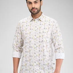 Parx Men Slim Fit Floral Opaque Printed Casual Shirt-picture-24