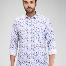 Parx Men Slim Fit Floral Opaque Printed Casual Shirt-image-67