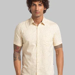 Parx Men Slim Fit Floral Opaque Printed Casual Shirt-image-68