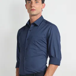 Arrow Slim Fit Opaque Printed Cotton Formal Shirt-picture-25