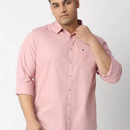 Thomas Scott Plus Size Cotton Casual Shirt-image-83