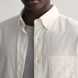 GANT Solid Button Down Regular Fit Shirt image 2