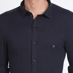 Turtle Relaxed Spread Collar Slim Fit Cotton Formal Shirt image 2