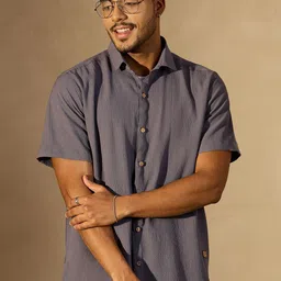 DENNISON Solid Oversized Casual Shirt image 2