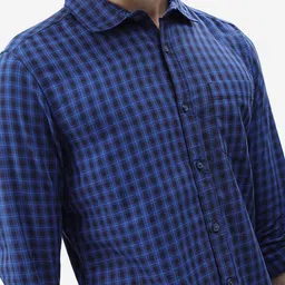 HIGHLANDER Slim Fit Buffalo Checked Casual Cotton Shirt image 4