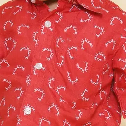 Sethukrishna Boys Conversational Printed Cotton Casual Shirt image 2