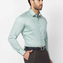 Raymond Pure Cotton Printed Slim Fit Opaque Formal Shirt image 3