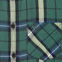 Cantabil Boys Checked Casual Shirt image 3