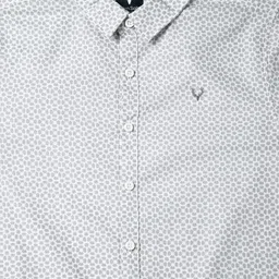Allen Solly Junior Boys Slim Fit Opaque Printed Cotton Casual Shirt image 2