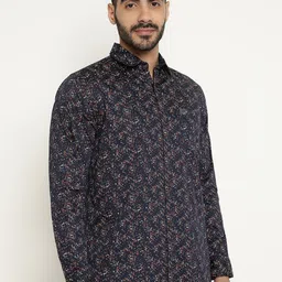 Duke Slim Fit Abstract Printed Opaque Casual Shirt image 3