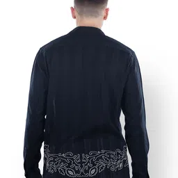 Celio Embroidered Spread Collar Casual Shirt image 4