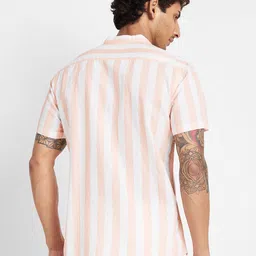 Being Human Men Slim Fit Opaque Striped Casual Shirt image 3