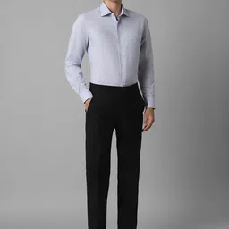 Louis Philippe Classic Self Design Textured Opaque Formal Shirt image 5