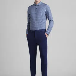 Jack & Jones Spread Collar Slim Fit Geometric Printed Casual Pure Cotton Shirt image 5