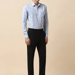 Allen Solly Slim Fit Checked Pure Cotton Formal Shirt image 4