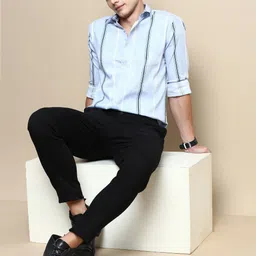 INVICTUS Striped Sport Slim Fit Cotton Casual Shirt-picture-27