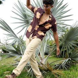Campus Sutra Floral Printed Classic Regular Fit Casual Shirt image 5