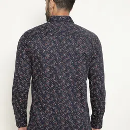 Duke Slim Fit Abstract Printed Opaque Casual Shirt image 5