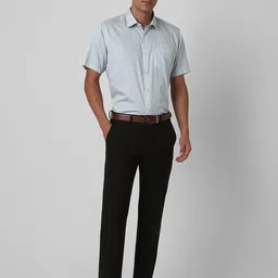 Van Heusen Men Spread Collar Floral Printed Cotton Formal Shirt image 3