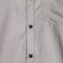 KHUSHI CREATION Men Original Spread Collar Solid Cotton Casual Shirt image 3