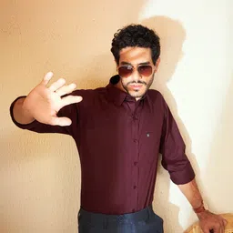 DENNISON Smart Spread Collar Cotton Formal Shirt image 1