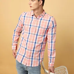 Wrangler Tartan Checked Opaque Cotton Casual Shirt-picture-16