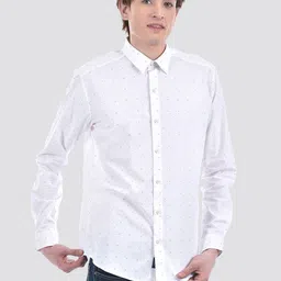 Numero Uno Slim Fit Opaque Printed Casual Shirt image 4