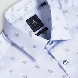 Arrow Men Pure Cotton Slim Fit Opaque Printed Formal Shirt image 5