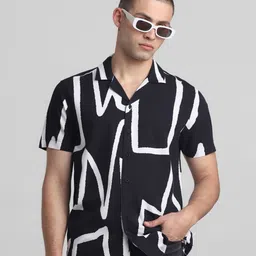 Jack & Jones Opaque Abstract Printed Casual Shirt image 5