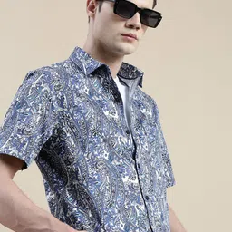 INVICTUS Men Printed Slim Fit Comfort Cotton Casual Shirt-picture-11