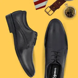 Guava Men Genuine Leather Formal Derbys-picture-15