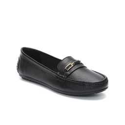 Zoom Shoes Women Textured Round Toe Lightweight Leather Loafers-picture-16