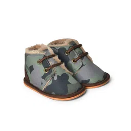 MiArcus Infants  Green Printed Sneakers-picture-39