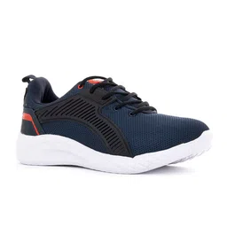 Khadims Men Navy Blue Woven Design Sneakers-picture-39