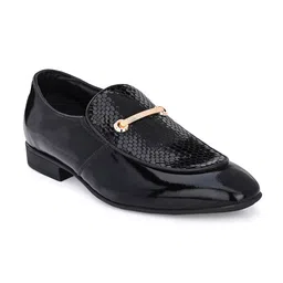 Hitz Men Buckled Leather Loafers-image-44
