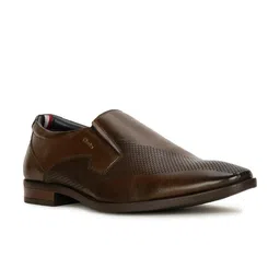 Bata Men Textured Formal Slip-On Shoes-image-70