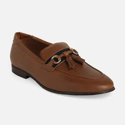 ALDO Men Leather Formal Tassel Loafers-image-66