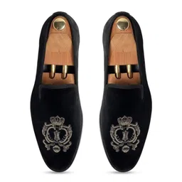 GRIFFIN Men Black Printed Brogues image 2