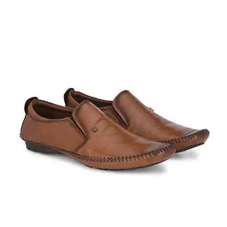 MONDAIN Men Slip-On Perforations Driving Shoes image 4