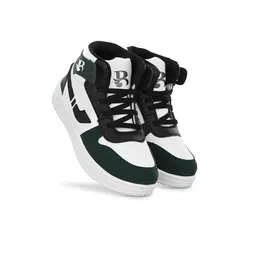 BIRDE Kids Mid Top Colourblocked Comfort Insole Basics Sneakers image 2