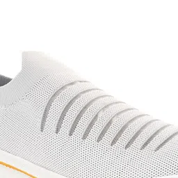 Khadims Men Grey Striped Slip-On Sneakers image 2