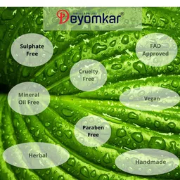 Deyomkar Herbal Alovera Conditioner with Sandal Wood Soap & Charcoal Soap image 5
