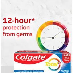 Colgate Set Of 2 Total Advanced Health 12Hr Protection Antibacterial Toothpaste- 150g Each image 3