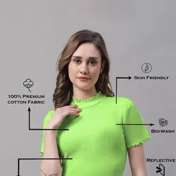 FBAR Pack Of 2 High Neck Fitted Tops image 3