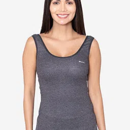 GROVERSONS Paris Beauty Ribbed Round Neck Stretchable Thermal Top-image-70