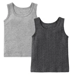 BAESD Infants Pack Of 2 Ribbed Cotton Thermal Tops-picture-18