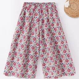 Ed-a-Mamma Girls Floral Printed Flared Palazzos-picture-8